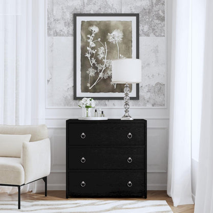 Butler Specialty Company - Lark 34 in. W Rectangular Wood 3 Drawer Dresser, Black - 5392432 view 6
