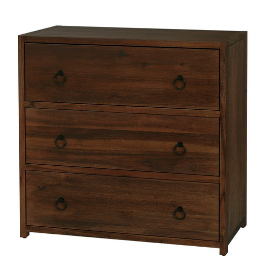 Butler Specialty Company - Lark 34 in. W Rectangular Wood 3 Drawer Dresser, Medium Brown - 5392489 view 1