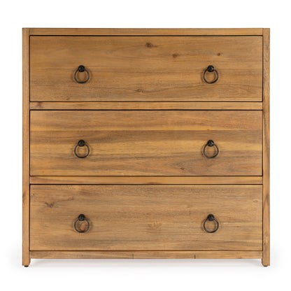 Butler Specialty Company - Lark 34 in. W Rectangular Wood 3 Drawer Dresser, Light Brown - 5392312