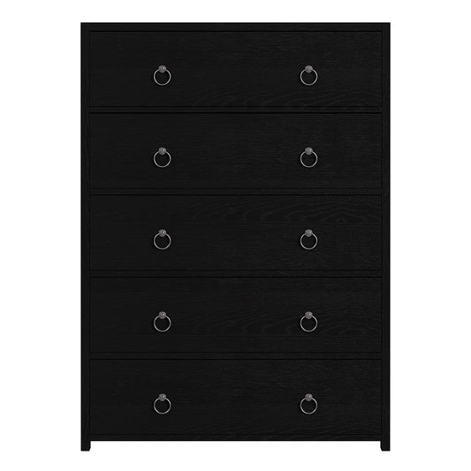 Butler Specialty Company - Lark 36 in. W Rectangular Wood 5 Drawer Dresser/Chest of Drawers, Black - 5672432 View 2