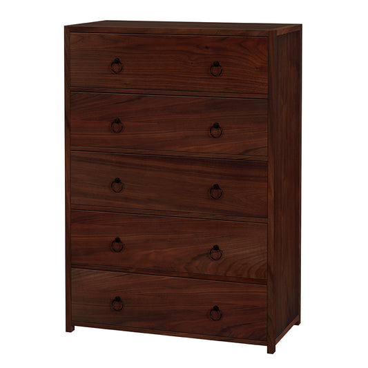 Butler Specialty Company - Lark 36 in. W Rectangular Wood 5 Drawer Dresser/Chest of Drawers, Medium Brown - 5672489 View 1