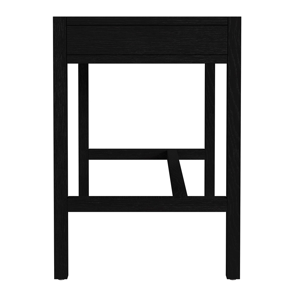 Butler Specialty Company - Lark 40 in. W Rectangular Wood 2 Drawer Writing Desk, Black - 5523432 View 3