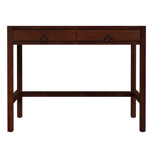 Butler Specialty Company - Lark 40 in. W Rectangular Wood 2 Drawer Writing Desk, Medium Brown - 5523489 View 2