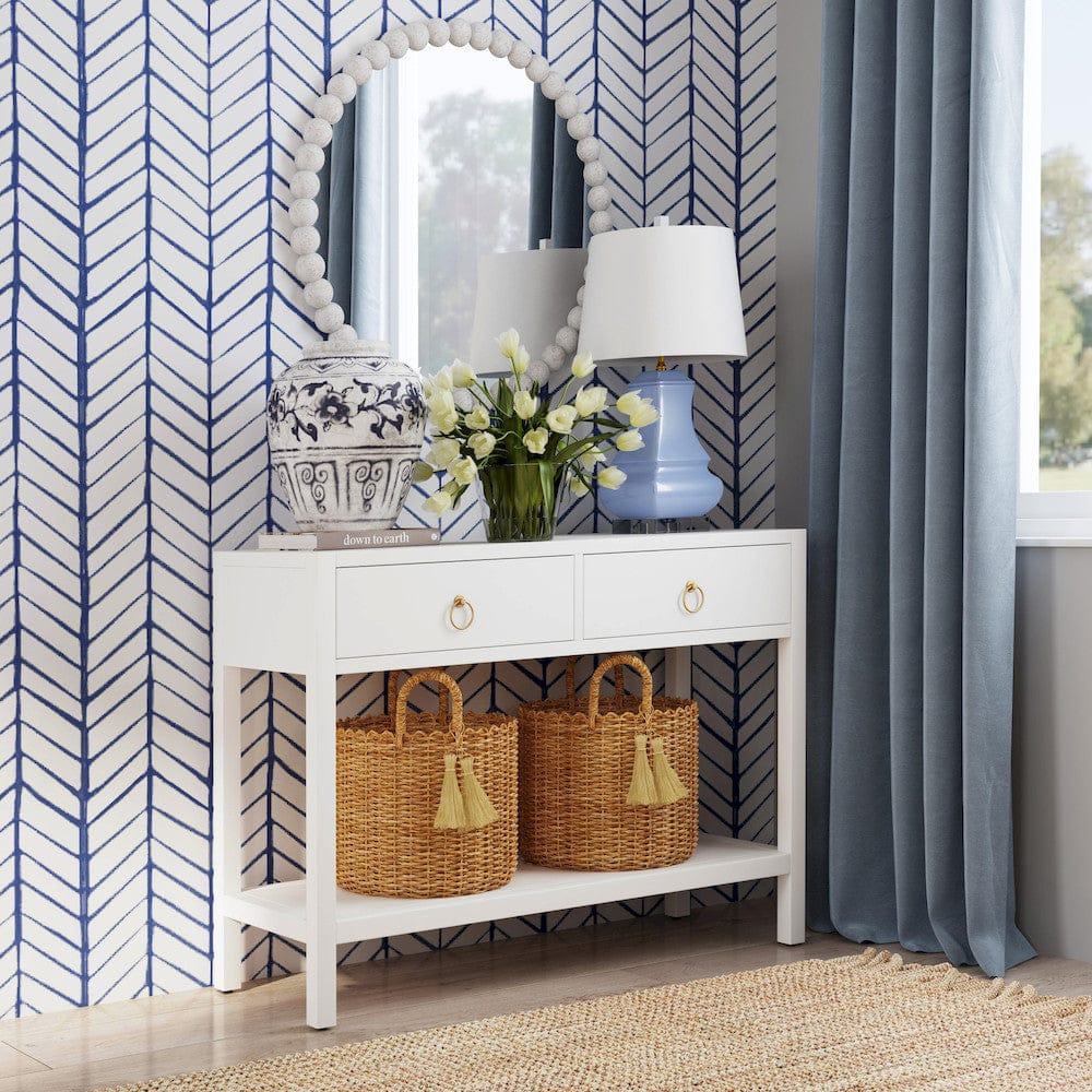 Butler Specialty Company - Lark 44 in. W Rectangular Wood 2 Drawer Console Table, White - 5676304 view 6