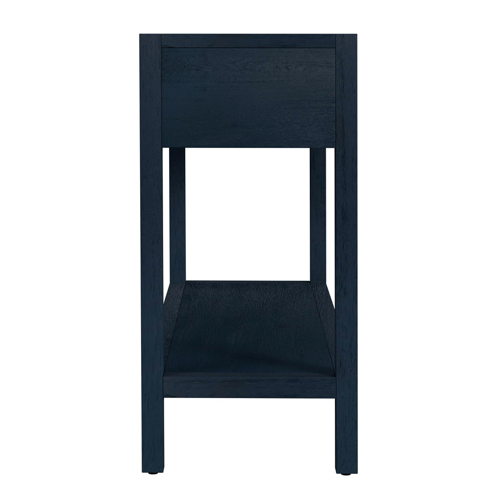 Butler Specialty Company - Lark 44 in. W Rectangular Wood 2 Drawer Console Table, Navy Blue - 5676291