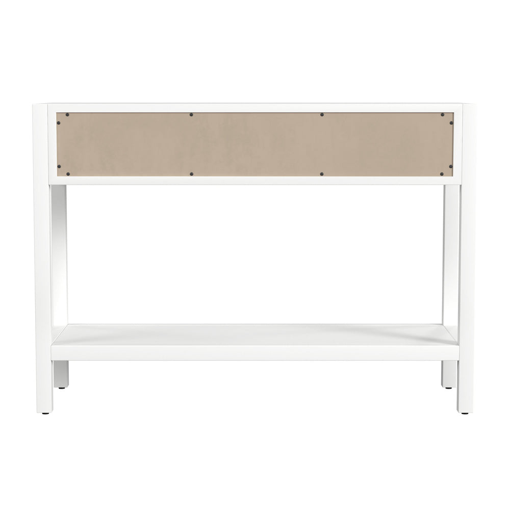Butler Specialty Company - Lark 44 in. W Rectangular Wood 2 Drawer Console Table, White - 5676304