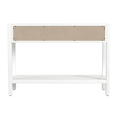 Butler Specialty Company - Lark 44 in. W Rectangular Wood 2 Drawer Console Table, White - 5676304