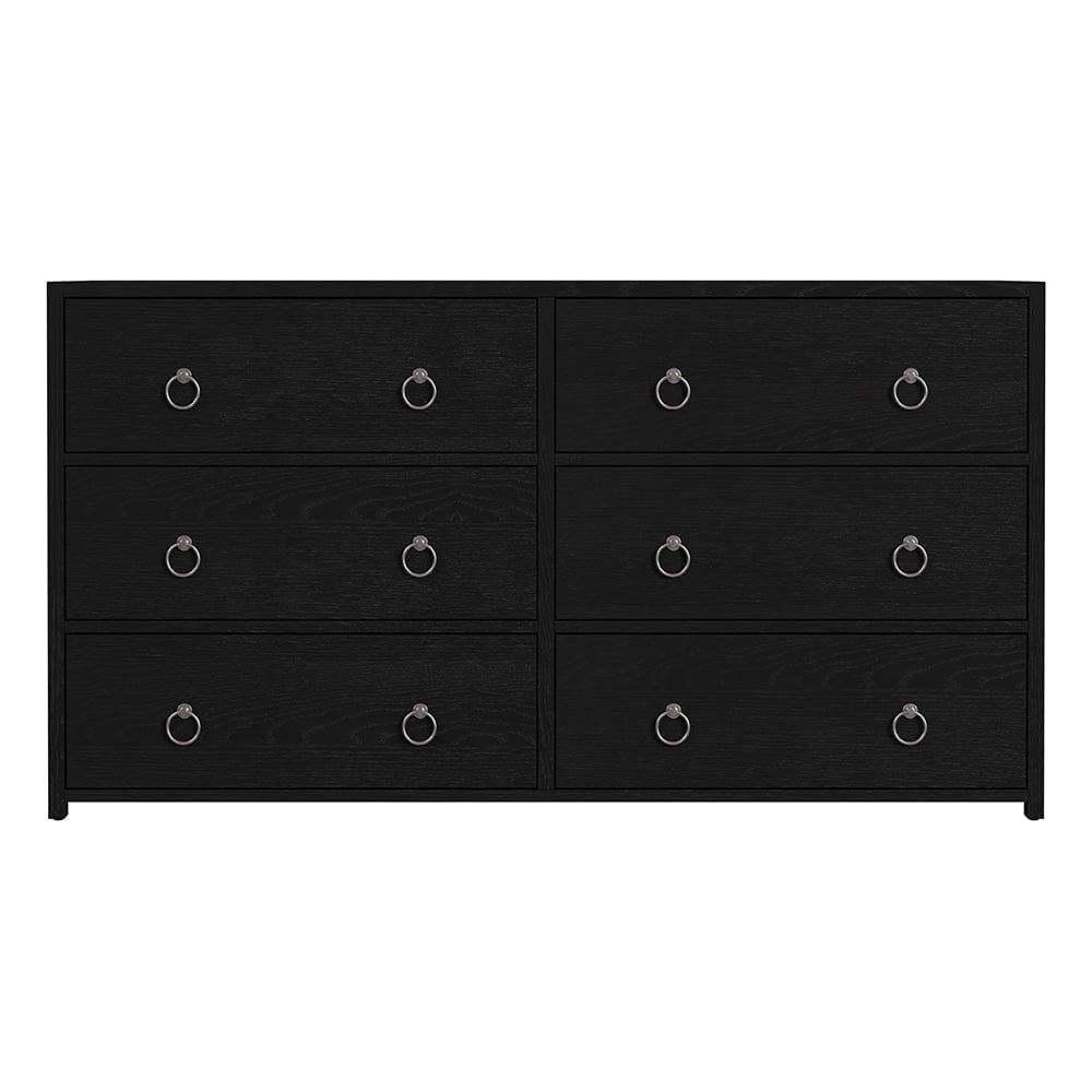 Butler Specialty Company - Lark 60 in. W Rectangular Wood 6 Drawer Dresser, Black - 5525432 View 2