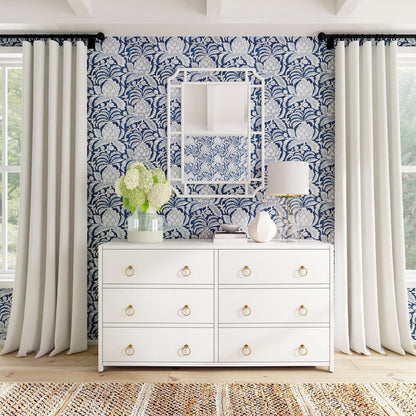 Butler Specialty Company - Lark 60 in. W Rectangular Wood 6 Drawer Dresser, White - 5525304 view 4