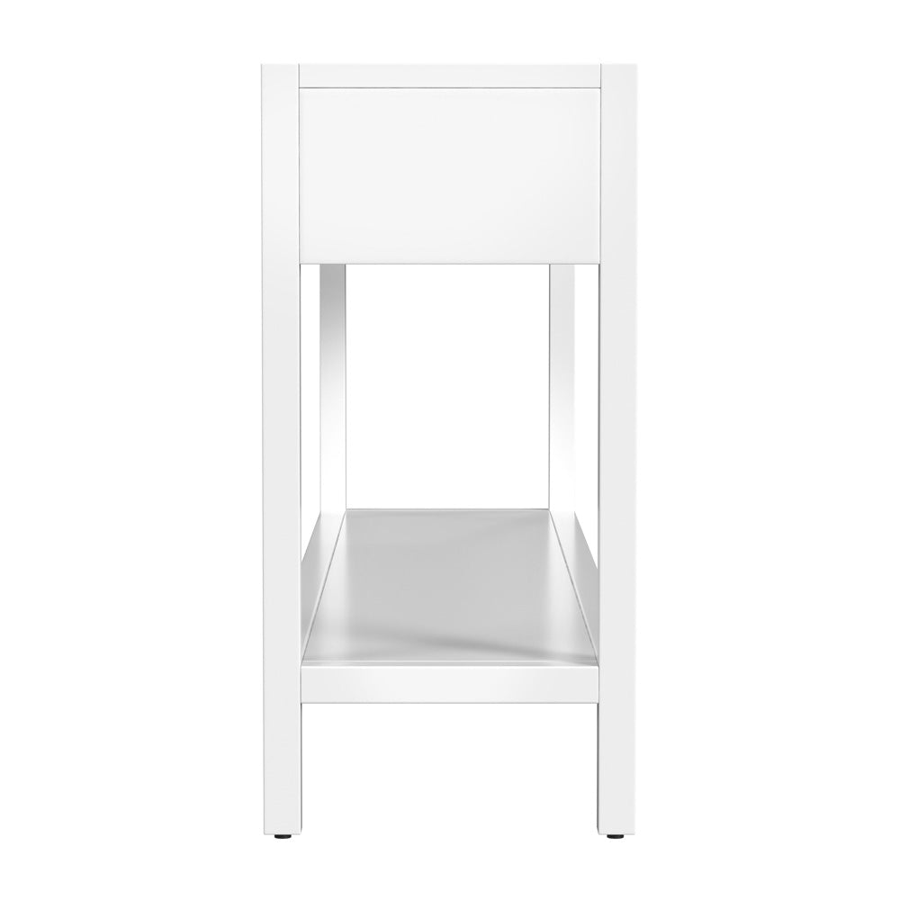Butler Specialty Company - Lark 65 in. W Rectangular Wood 3 Drawer Console Table, White - 5701304