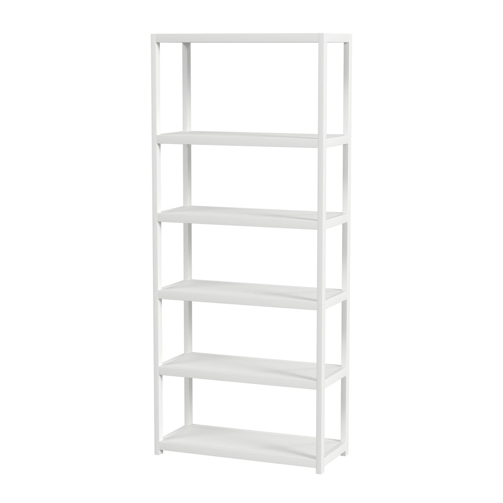 Butler Specialty Company - Lark 75 in. H x 30 in. W Wood 5 Tier Etagere Bookcase, White - 5702304
