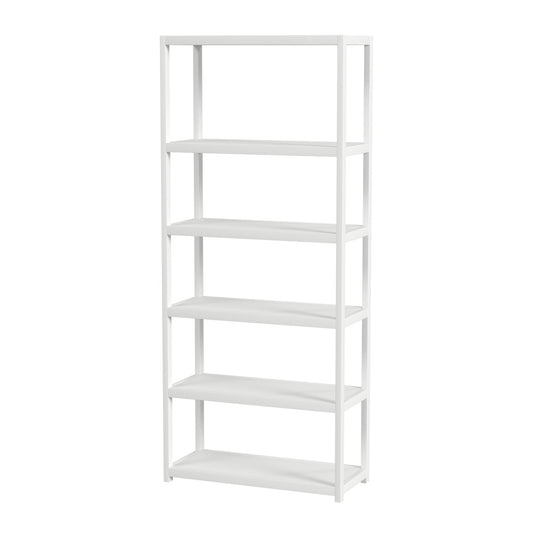 Butler Specialty Company - Lark 75 in. H x 30 in. W Wood 5 Tier Etagere Bookcase, White - 5702304