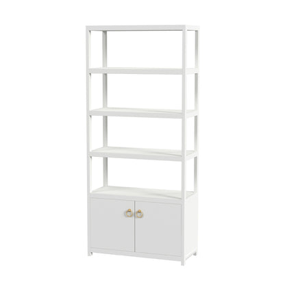 Butler Specialty Company - Lark 72 in. H x 32 in. W Wood 4 Tier Etagere Bookcase, White - 5674304