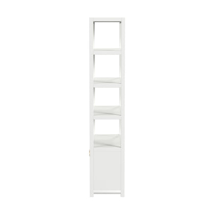 Butler Specialty Company - Lark 72 in. H x 32 in. W Wood 4 Tier Etagere Bookcase, White - 5674304