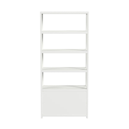 Butler Specialty Company - Lark 72 in. H x 32 in. W Wood 4 Tier Etagere Bookcase, White - 5674304