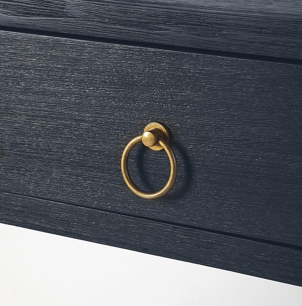 Butler Specialty Company - Lark 70 in. H x 39 in. W Wood 5 Tier Etagere Bookcase, Navy Blue - 5391291