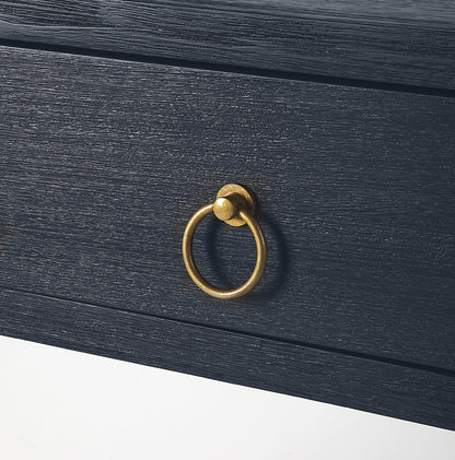 Butler Specialty Company - Lark 70 in. H x 39 in. W Wood 5 Tier Etagere Bookcase, Navy Blue - 5391291