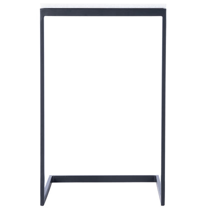 Butler Specialty Company - Lawler 16 in. W Square Marble & Metal C- Side Table, Black/White - 9349295