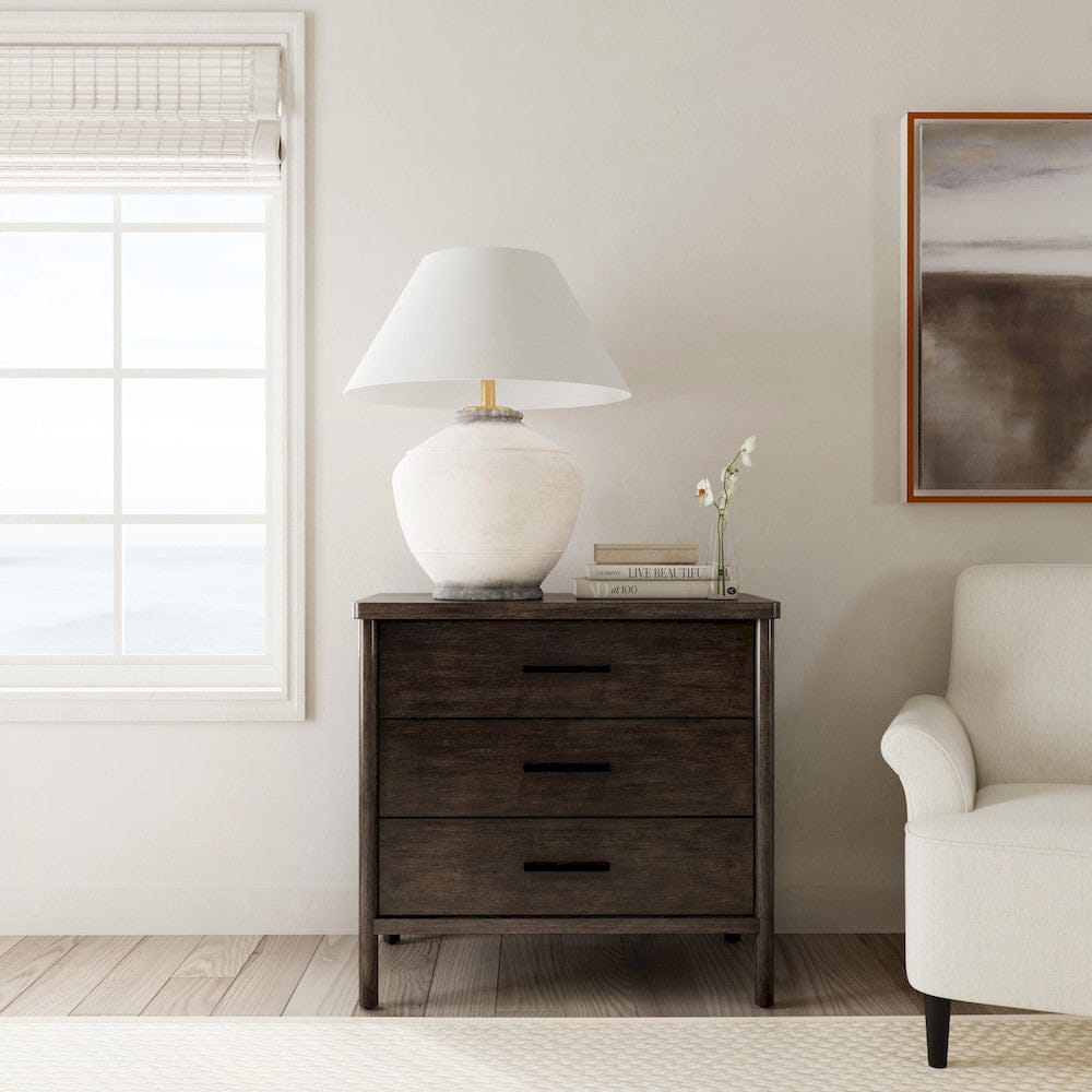 Butler Specialty Company - Lennon 34 in. W Rectangular 3 Drawer Wood Rounded Leg Dresser, Brown - 5754474 view 6