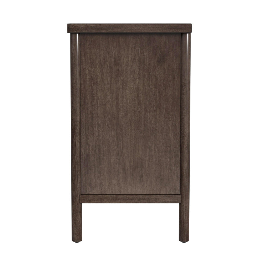 Butler Specialty Company - Lennon 34 in. W Rectangular 3 Drawer Wood Rounded Leg Dresser, Brown - 5754474