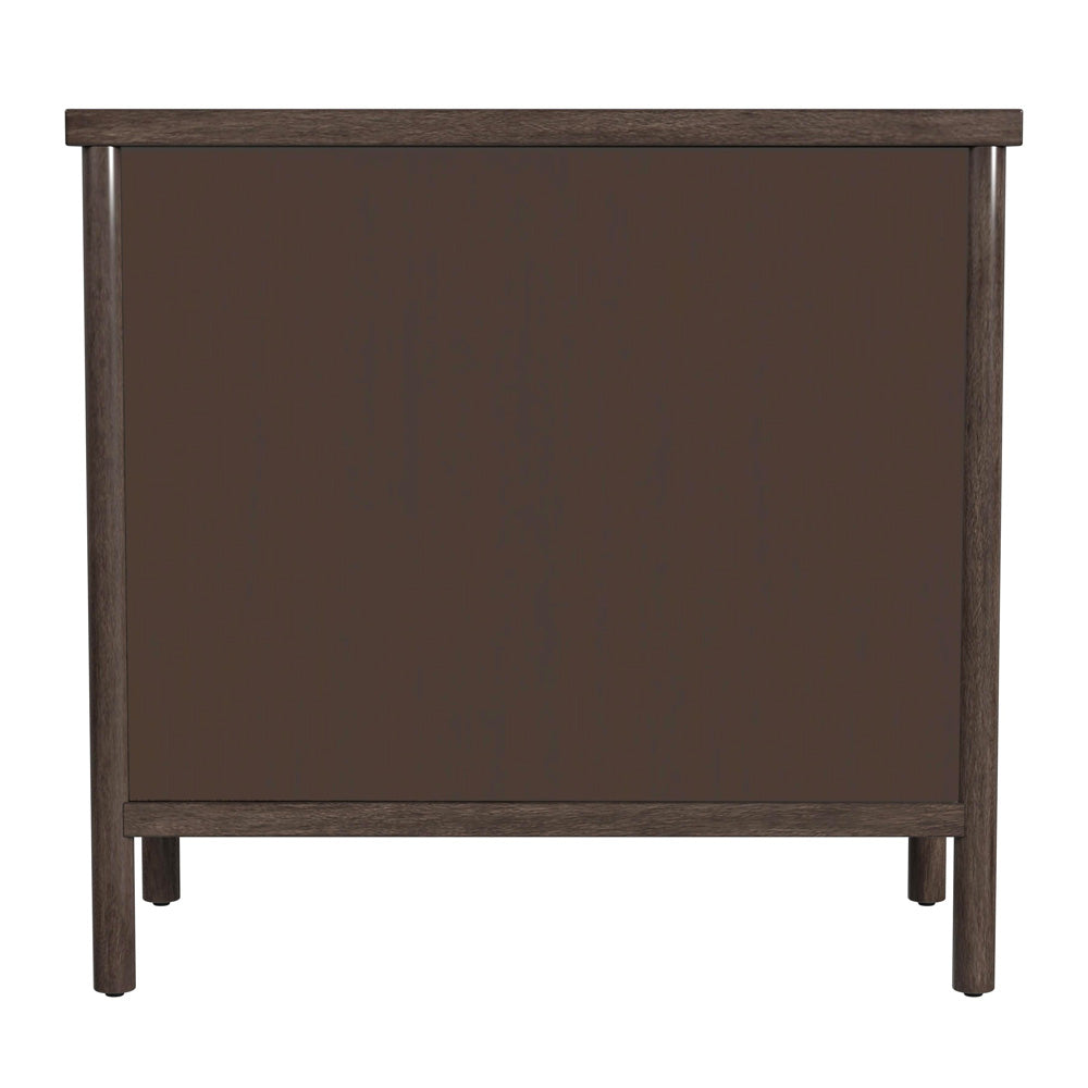 Butler Specialty Company - Lennon 34 in. W Rectangular 3 Drawer Wood Rounded Leg Dresser, Brown - 5754474
