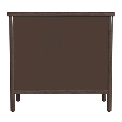 Butler Specialty Company - Lennon 34 in. W Rectangular 3 Drawer Wood Rounded Leg Dresser, Brown - 5754474
