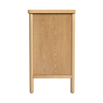 Butler Specialty Company - Lennon 34 in. W Rectangular 3 Drawer Wood Rounded Leg Dresser, Light Brown - 5754473