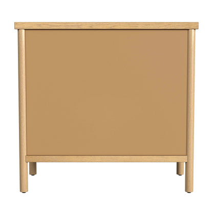 Butler Specialty Company - Lennon 34 in. W Rectangular 3 Drawer Wood Rounded Leg Dresser, Light Brown - 5754473