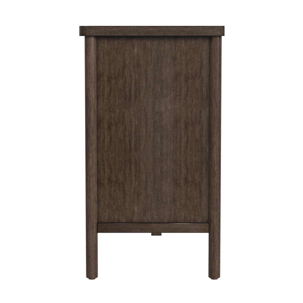 Butler Specialty Company - Lennon 60 in. W Rectangular 6 Drawer Wood Rounded Leg Dresser, Brown - 5755474
