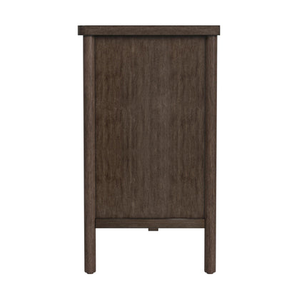 Butler Specialty Company - Lennon 60 in. W Rectangular 6 Drawer Wood Rounded Leg Dresser, Brown - 5755474