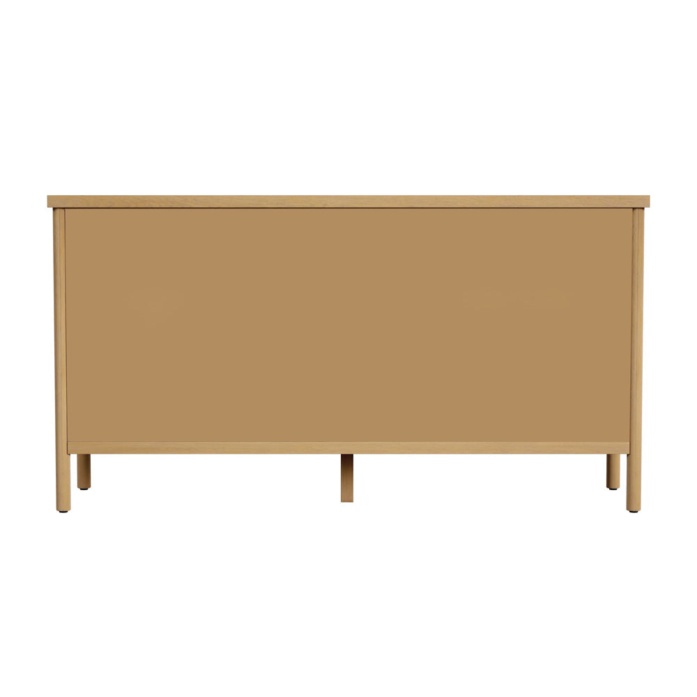 Butler Specialty Company - Lennon 60 in. W Rectangular 6 Drawer Wood Rounded Leg Dresser, Light Brown - 5755473