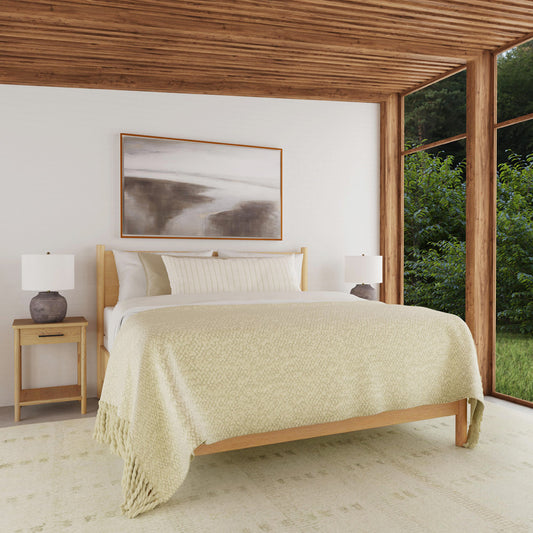 Butler Specialty Company - Lennon Wood Rounded Leg King Panel Bed, Light Brown - 5764473