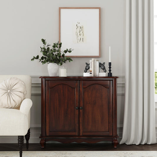 Butler Specialty Company - Leyden 36 in. W Wood European Accent Cabinet, Medium Brown - 1737011