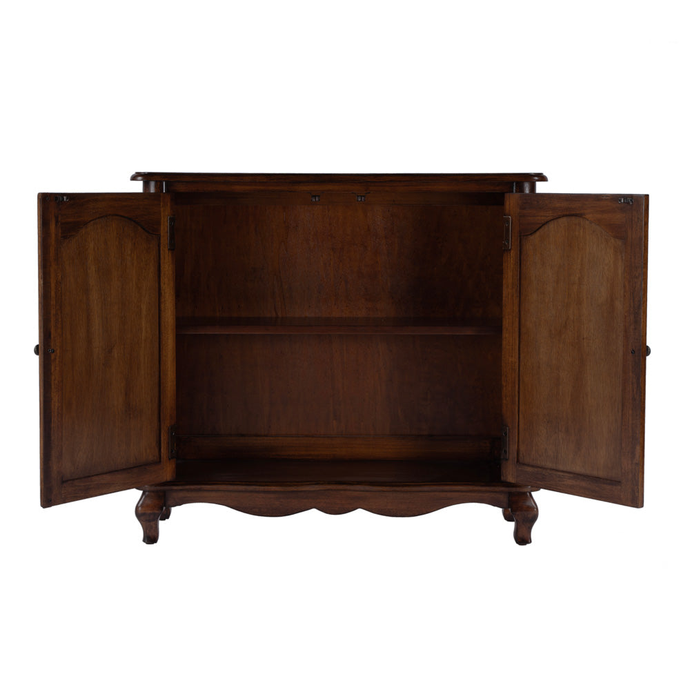 Butler Specialty Company - Leyden 36 in. W Wood European Accent Cabinet, Medium Brown - 1737011