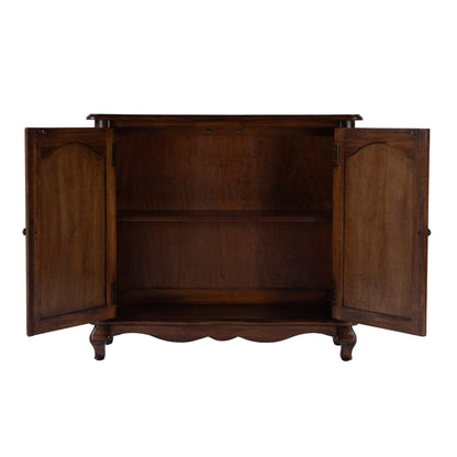 Butler Specialty Company - Leyden 36 in. W Wood European Accent Cabinet, Medium Brown - 1737011