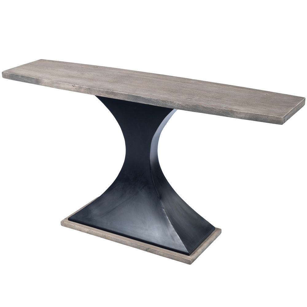 Butler Specialty Company - Lidiya Wood & Metal Console Table, Gray - 5460025