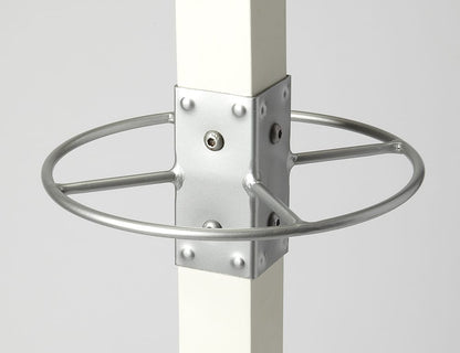 Butler Specialty Company - Logan Square 74 in. H Rustic Metal & Wood Costumer/Coat Tree, Silver, White - 2059297_CLOSEOUT