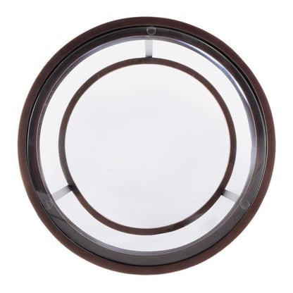 Butler Specialty Company - Lola 11 in. W Round Glass and Metal Side Table, Black - 5836025 View 4