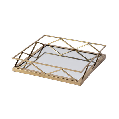 Butler Specialty Company - Lydon Rectangle Serving Tray, Gold - 5805016 View 2