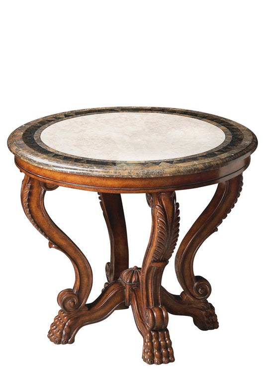 Butler Specialty Company - Heritage - Mable Fossil Stone 36" Foyer Table, Multi-Color - 5026070