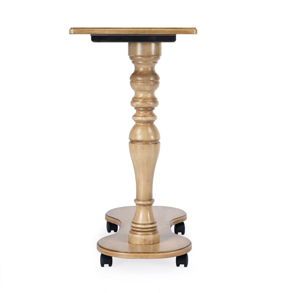 Butler Specialty Company - Mabry 24 in. W Rectangular Wood Mobile Tray Table on Casters, Beige - 7025424