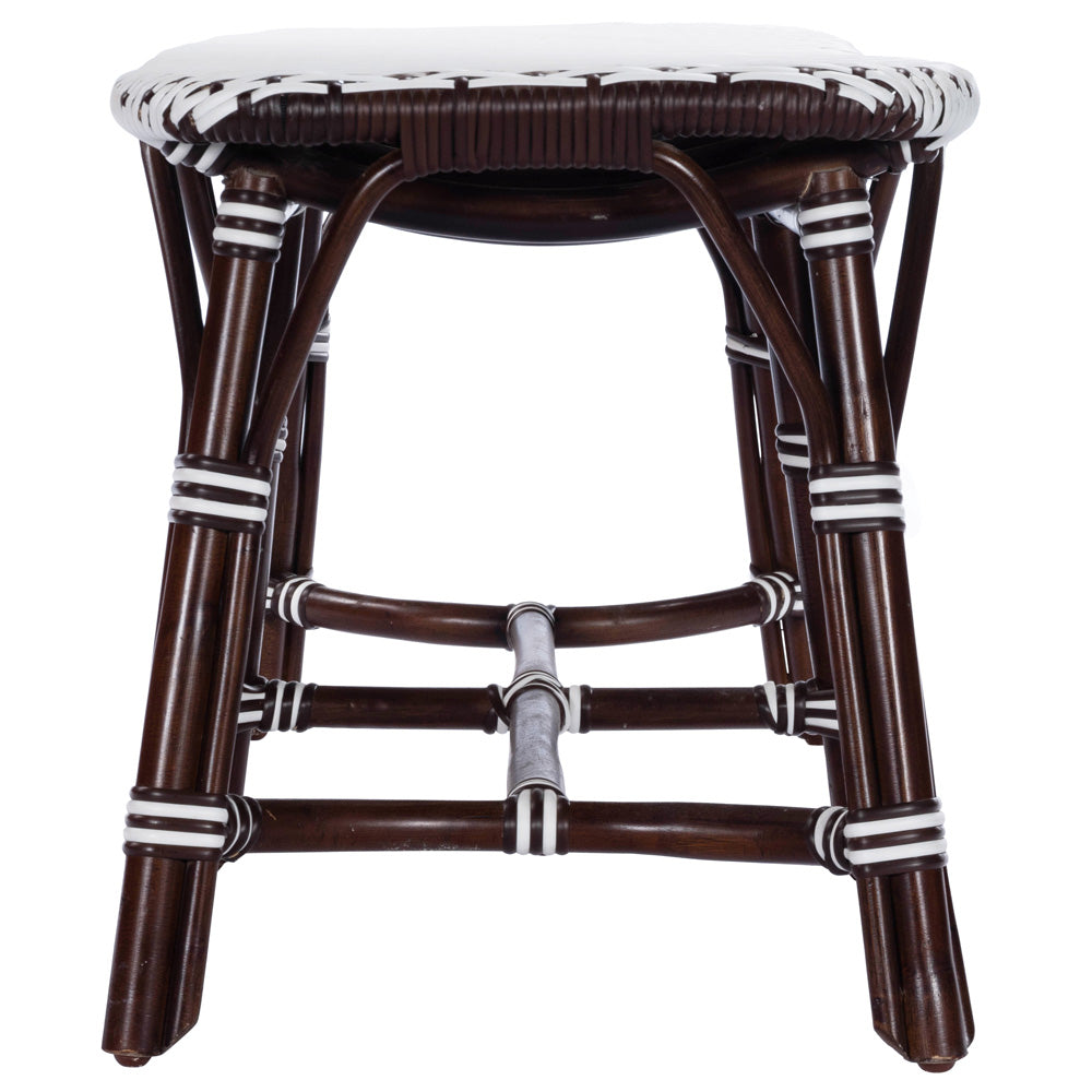 Butler Specialty Company - Marcella Rattan 42.5"W Bench, Dark Brown - 5483295_CLOSEOUT
