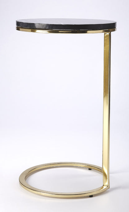 Butler Specialty Company - Martel Marble & Metal Side Table, Multi-Color - 5315402