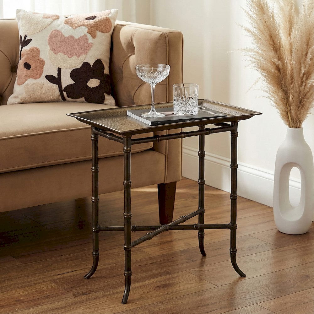 Butler Specialty Company - Meiling 23 in. W Rectangular Metal Tray Top Side Table, Bronze - 2399025 view 4