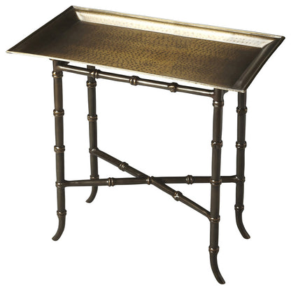 Butler Specialty Company - Meiling 23 in. W Rectangular Metal Tray Top Side Table, Bronze - 2399025