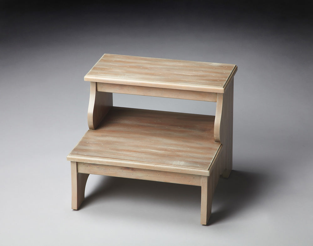 Butler Specialty Company - Melrose 15 in. H x 18 in. W 2 Step Wood Stool, Natural - 1922247