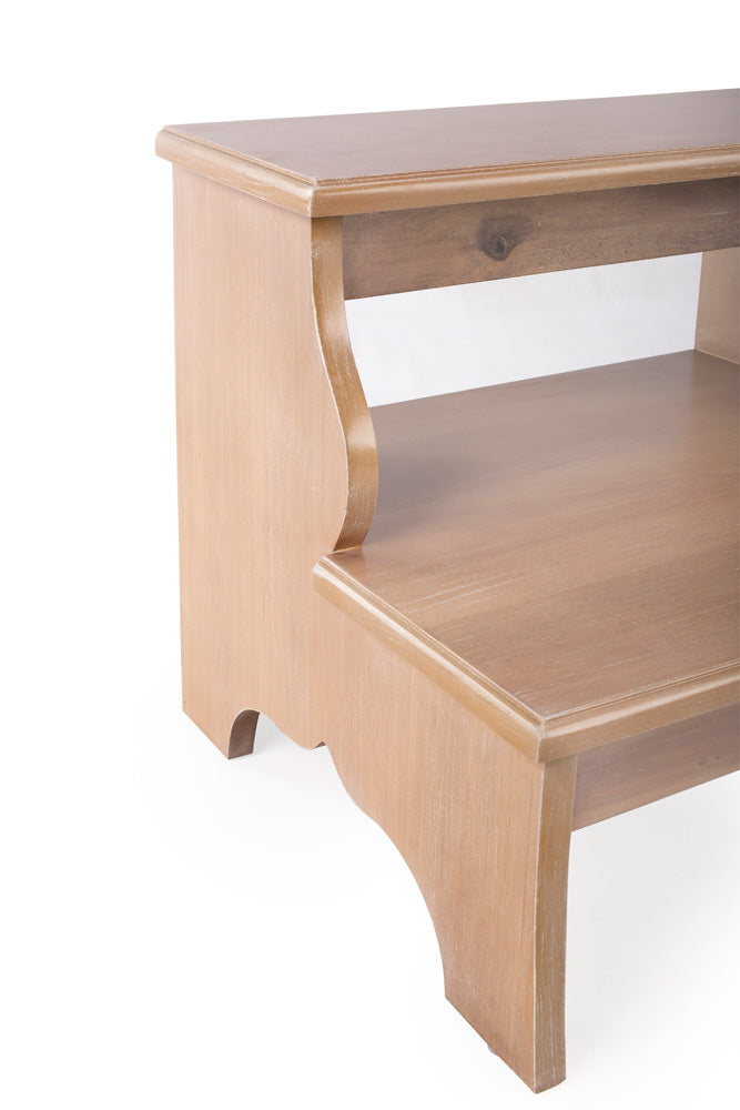 Butler Specialty Company - Melrose 15 in. H x 18 in. W 2 Step Wood Stool, Natural - 1922247
