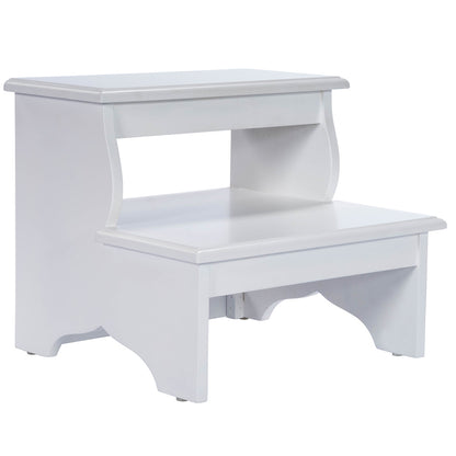 Butler Specialty Company - Melrose 15 in. H x 18 in. W 2 Step Wood Stool, White - 1922222