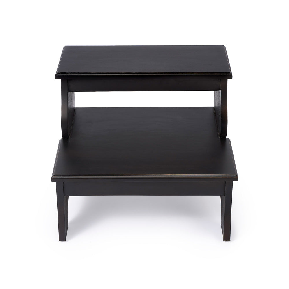 Butler Specialty Company - Melrose 15 in. H x 18 in. W 2 Step Wood Stool, Dark Brown - 1922005