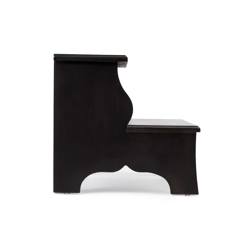 Butler Specialty Company - Melrose 15 in. H x 18 in. W 2 Step Wood Stool, Dark Brown - 1922005
